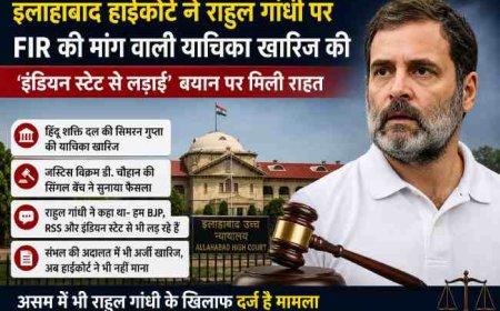 राहुल गांधी को इलाहाबाद हाईकोर्ट से मिली राहत, FIR की मांग खारिज
