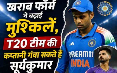 सूर्यकुमार यादव की कप्तानी पर सवाल, T20 टीम में हो सकता है बड़ा बदलाव