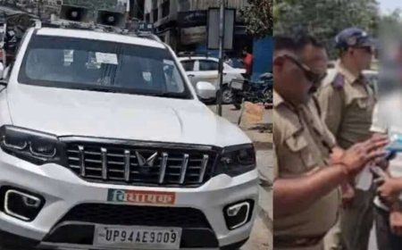 उत्तराखंड में विधायक की गाड़ी पर चालान: यूपी मंत्री का बेटा विवादों में