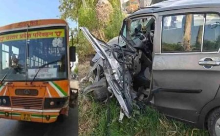 उत्तराखंड: शादी के बाद मातम, दूल्हे की कार रोडवेज बस से टकराई, बहन की हुई मौत