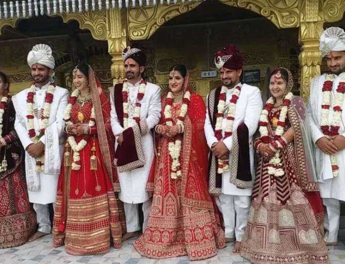उत्तराखंड में अनोखा समारोह, एक साथ हुई पांच भाइयों की शादी, दुल्हनों की हुई धूमधाम से बारात