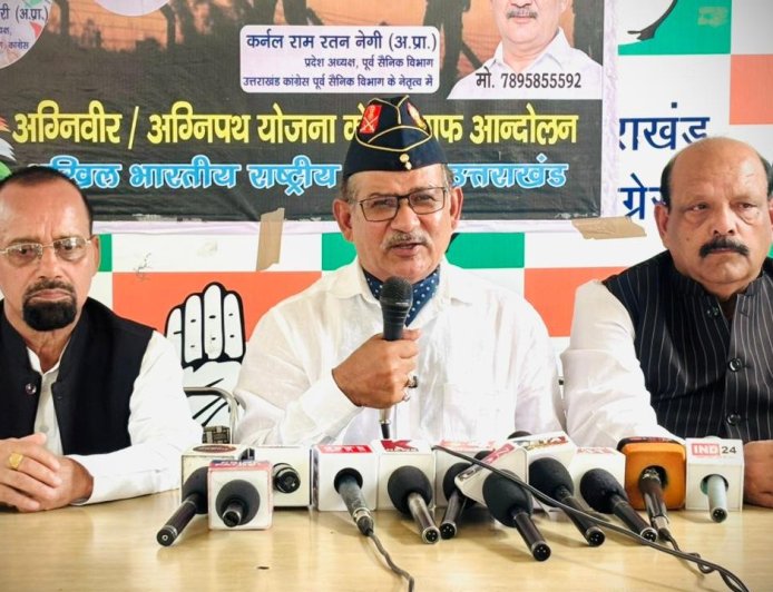 कांग्रेस के पूर्व सैनिक विभाग का अग्निवीर स्कीम के खिलाफ राज्यव्यापी आंदोलन, चार चरण पूरे