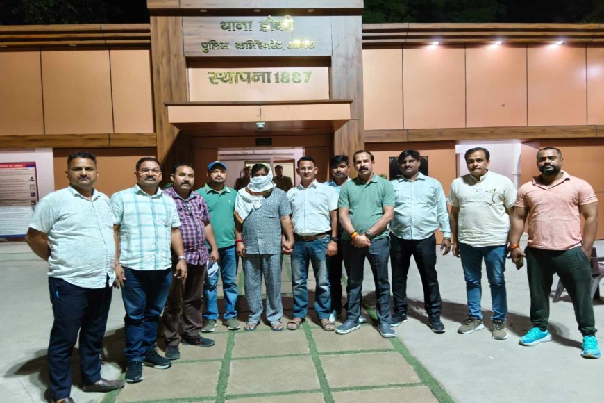 देवेन्द्र प्रकाश तिवारी, ₹50,000 का इनामी, आगरा से गिरफ्तार