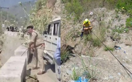 उत्तराखंड में त्रासदिक सड़क हादसा: गंगा में समाई पर्यटकों से भरी इनोवा, 2 शव बरामद, सर्च ऑपरेशन जारी
