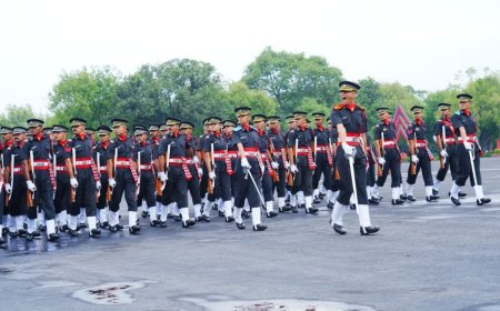 आईएमए की पासिंग आउट परेड में दिखा जोश