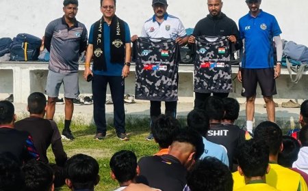 चम्पावत में मिनर्वा अकादमी ने युवाओं की फुटबॉल प्रतिभाओं की परख की, चयनित हुए पांच खिलाड़ी