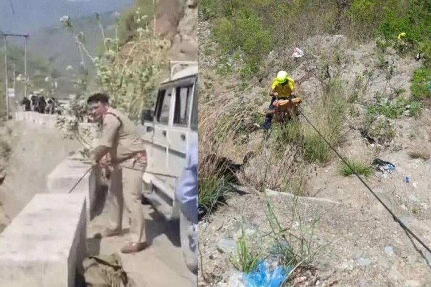 उत्तराखंड में त्रासदिक सड़क हादसा: गंगा में समाई पर्यटकों से भरी इनोवा, 2 शव बरामद, सर्च ऑपरेशन जारी