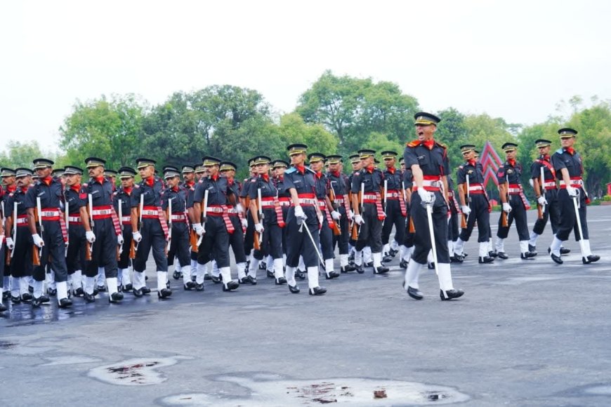 आईएमए की पासिंग आउट परेड में दिखा जोश