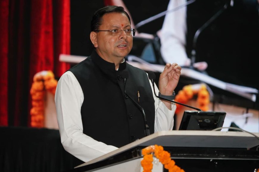 किसानों के लिए केंद्र सरकार की उपलब्धियों को गिनाते सीएम धामी