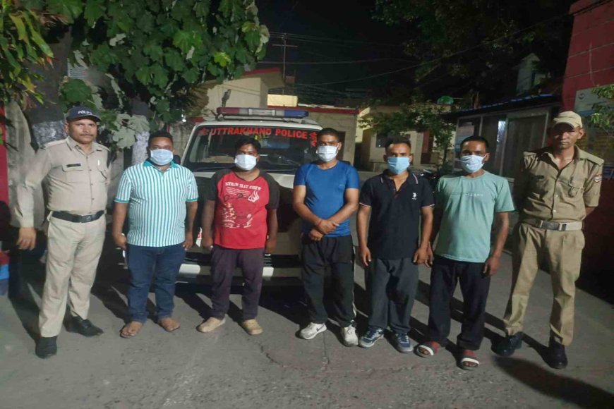 हल्द्वानी: काली मंदिर के पास शराब के नशे में दो पक्षों में विवाद, पुलिस कार्रवाई