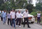 ककराली गेट से माँ पूर्णागिरि मंदिर तक ₹8.10 करोड़ की LED स्ट्रीट लाइट परियोजना, डीएम ने किया निरीक्षण
