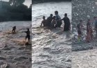 जाखन नदी में बह रही 12 वर्षीय बच्ची को फौजी और तीन युवकों ने बचाया, बड़ा हादसा टला
