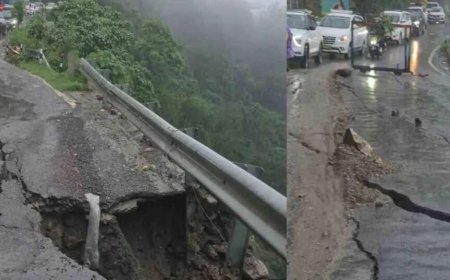 देहरादून-मसूरी मार्ग पर भूस्खलन से यातायात बाधित; प्रशासन ने लगाया प्रतिबंध