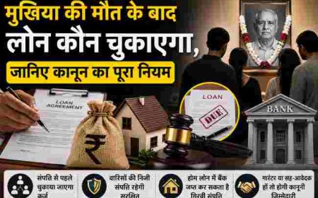 मुखिया का निधन: लोन जिम्मेदारी कौन लेगा? जानें कानून की व्यवस्था