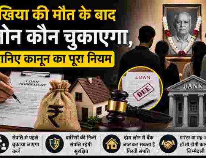 मुखिया का निधन: लोन जिम्मेदारी कौन लेगा? जानें कानून की व्यवस्था