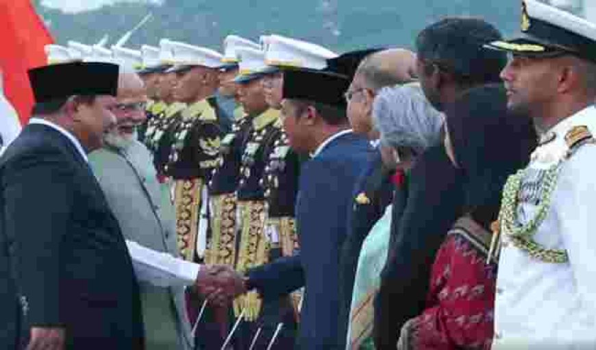 पीएम मोदी का इंडोनेशिया दौरा: राष्ट्रपति प्राबोवो ने एयरपोर्ट पर किया विशेष स्वागत