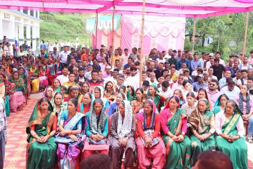 गैरसैंण में आयोजित जन कल्याण बहुउद्देशीय शिविर - एक नई पहल