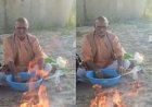विश्व शांति और लोककल्याण के लिए राप्ती तट पर मां बगलामुखी हवन, नेपाल आपदा के मृतकों के लिए प्रार्थना