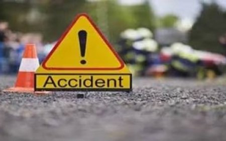 दर्दनाक हादसा : कार गहरी खाई में गिरी, पिता की मृत्यु और पुत्र घायल