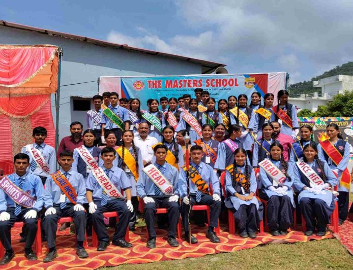 द मास्टर्स स्कूल में सत्र 2026-27 का भव्य इन्वेस्टिचर समारोह संपन्न