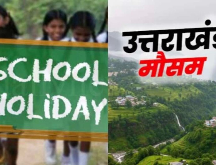 उत्तराखंड में भारी बारिश का अलर्ट: स्कूल बंद, प्रशासन सतर्क