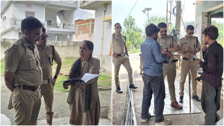 हल्दूचौड़ में पुलिस की सख्ती: किरायेदारों के सत्यापन में लापरवाही पर 10 मकान मालिकों पर कार्रवाई