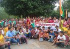 बिंदुखत्ता राजस्व गांव: 17वें दिन पदयात्रा में उमड़ा जनसैलाब, महिलाओं-बच्चों की भारी भागीदारी