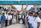 किच्छा विधायक से मारपीट के विरोध में चम्पावत में कांग्रेस का प्रदर्शन, भाजपा सरकार का पुतला फूंका