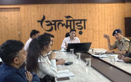 Almora News: एनकॉर्ड समिति की बैठक में डीएम सख्त, नशे की रोकथाम को लेकर दिए निर्देश
