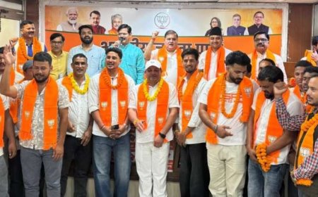 पाटी नगर पंचायत अध्यक्ष समेत 31 जनप्रतिनिधियों ने थामा भाजपा का दामन