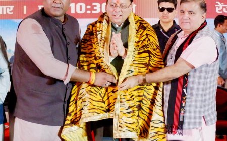 भाजपा महानगर अध्यक्ष सिद्धार्थ उमेश अग्रवाल के नेतृत्व में मुख्यमंत्री पुष्कर सिंह धामी के जन्मदिवस के अवसर युवा संकल्प दिवस कार्यक्रम आयोजित