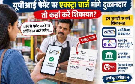 यूपीआई पेमेंट पर एक्स्ट्रा चार्ज मांगे दुकानदार तो कहां करें शिकायत?