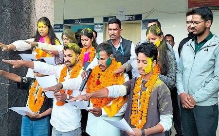एसएसजे कैंपस चम्पावत में ABVP को बड़ा झटका, अध्यक्ष पद पर भानु तड़ागी की धमाकेदार जीत