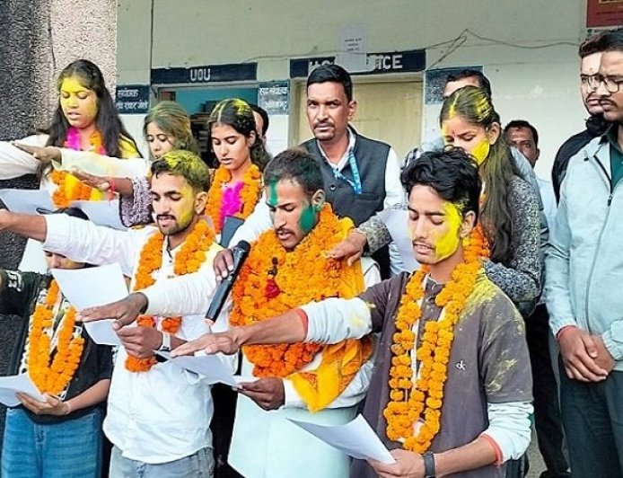 एसएसजे कैंपस चम्पावत में ABVP को बड़ा झटका, अध्यक्ष पद पर भानु तड़ागी की धमाकेदार जीत