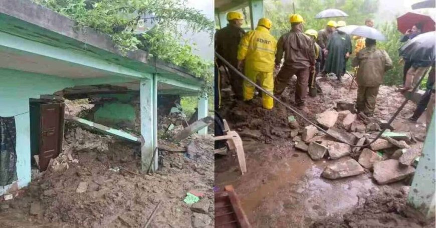 अल्मोड़ा में बारिश का कहर: मलबे में दबा मकान, महिला समेत दो बच्चों की मौत की सूचना