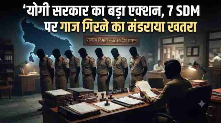 योगी सरकार का बड़ा एक्शन, 7 SDM पर गाज गिरने का मंडराया खतरा