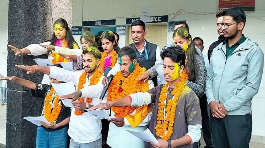 एसएसजे कैंपस चम्पावत में ABVP को बड़ा झटका, अध्यक्ष पद पर भानु तड़ागी की धमाकेदार जीत