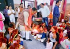महानगर अध्यक्ष सिद्धार्थ उमेश अग्रवाल ने 11,000 कन्याओं के पूजन का लिया संकल्प, नवरात्र के पहले और दूसरे दिन 2500 कन्याओं की भक्ति