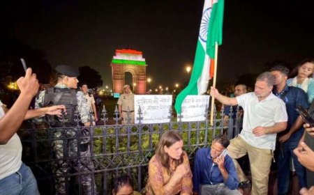 अंकिता भंडारी मामले में न्याय की गुहार: इंडिया गेट पर धरना, राहुल-प्रियंका के समर्थन में