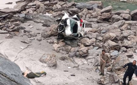 उत्तराखंड में भीषण सड़क हादसा: गहरी खाई में गिरी कार, 2 मृतक, 3 घायल
