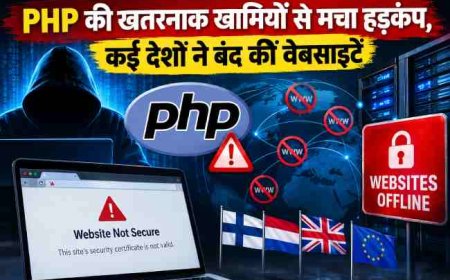 PHP की खतरनाक खामियों से मचा हड़कंप, कई देशों ने बंद कीं वेबसाइटें