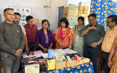 स्वास्थ्य सेवाओं को बेहतर बनाने के लिए सीएमओ डॉ. रश्मि पंत ने किया औचक निरीक्षण