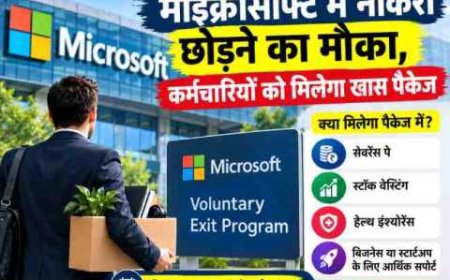 माइक्रोसॉफ्ट में नौकरी छोड़ने का मौका, कर्मचारियों को मिलेगा खास पैकेज