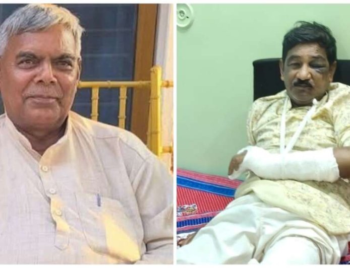 लालकुआं: घायल पत्रकार अजय उप्रेती का हाल जानने पहुंचे नवीन दुम्का, अजय भट्ट ने भी किया फोन