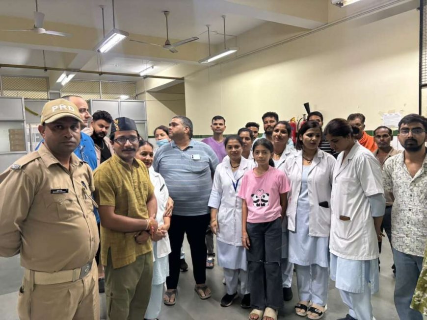 सुशीला तिवारी अस्पताल के स्टाफ ने 13 साल की अनाथ भावना के लिए जुटाए 20 हजार, प्रशासन ने बनाईं सुरक्षा व्यवस्था