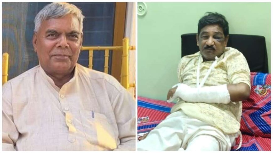 लालकुआं: घायल पत्रकार अजय उप्रेती का हाल जानने पहुंचे नवीन दुम्का, अजय भट्ट ने भी किया फोन
